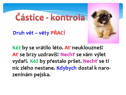 Název prezentace: Částice Tvůrce: Mgr.