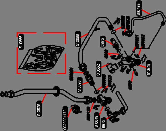 Vodní cesta 28 KKO 6873 1 Pojistný ventil 3 bar S10120 50 Těsnění S10498 1 Připojení exp.