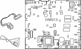 Nahrazení původní řídící desky IRIS 1.0 za desku SYMSI 7 A U celé modelové řady závěsných kotlů Lev došlo k technické změně, která se týká nahrazení původních řídících desek s názvem IRIS 1.0 (obr.