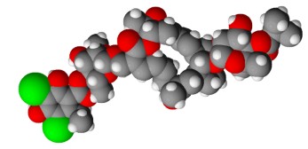 Fidaxomicin (DIFICLIR ) chemická struktura makrocykl!