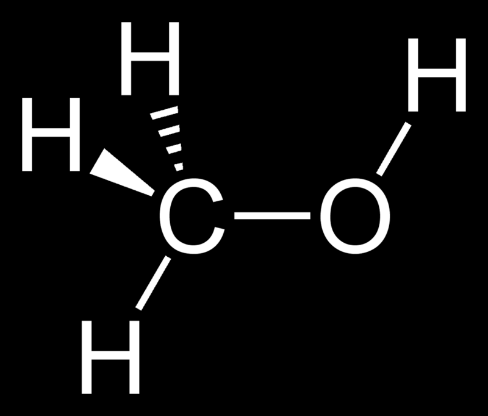 3. Metanol Metylalkohol (CH3OH), také dřevitý líh nebo karbinol, je nejjednodušší alifatický alkohol. Jedná se o tekutinu čirou, toxickou, hořlavou, která má alkoholový zápach.