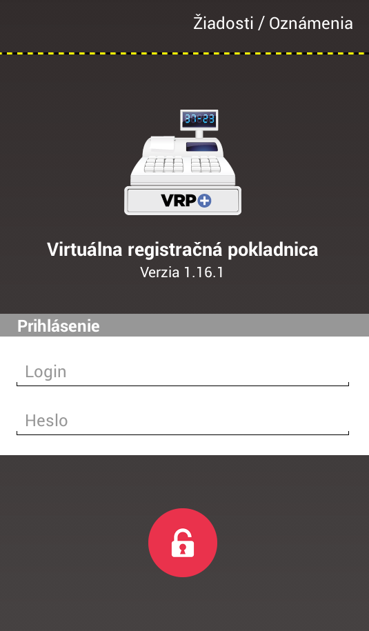 Strana 19 / 64 Obrázok 7: Úvodná obrazovka pre prihlásenie do aplikácie V prípade, že používateľ zadá nesprávne prihlasovacie údaje (aspoň jedno z nich), užívateľovi nebude povolený vstup do