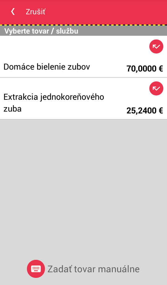 Strana 32 / 64 Obrázok 17: Vyhľadaný doklad a položky vo vyhľadanom doklade 4.