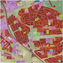 Zhodnocení Urban atlasu 2006 Nevýhody dat Urban Atlasu Zrušení kategorie sídlišť (11310) včleněno dle hustoty do 11220 nebo 11210