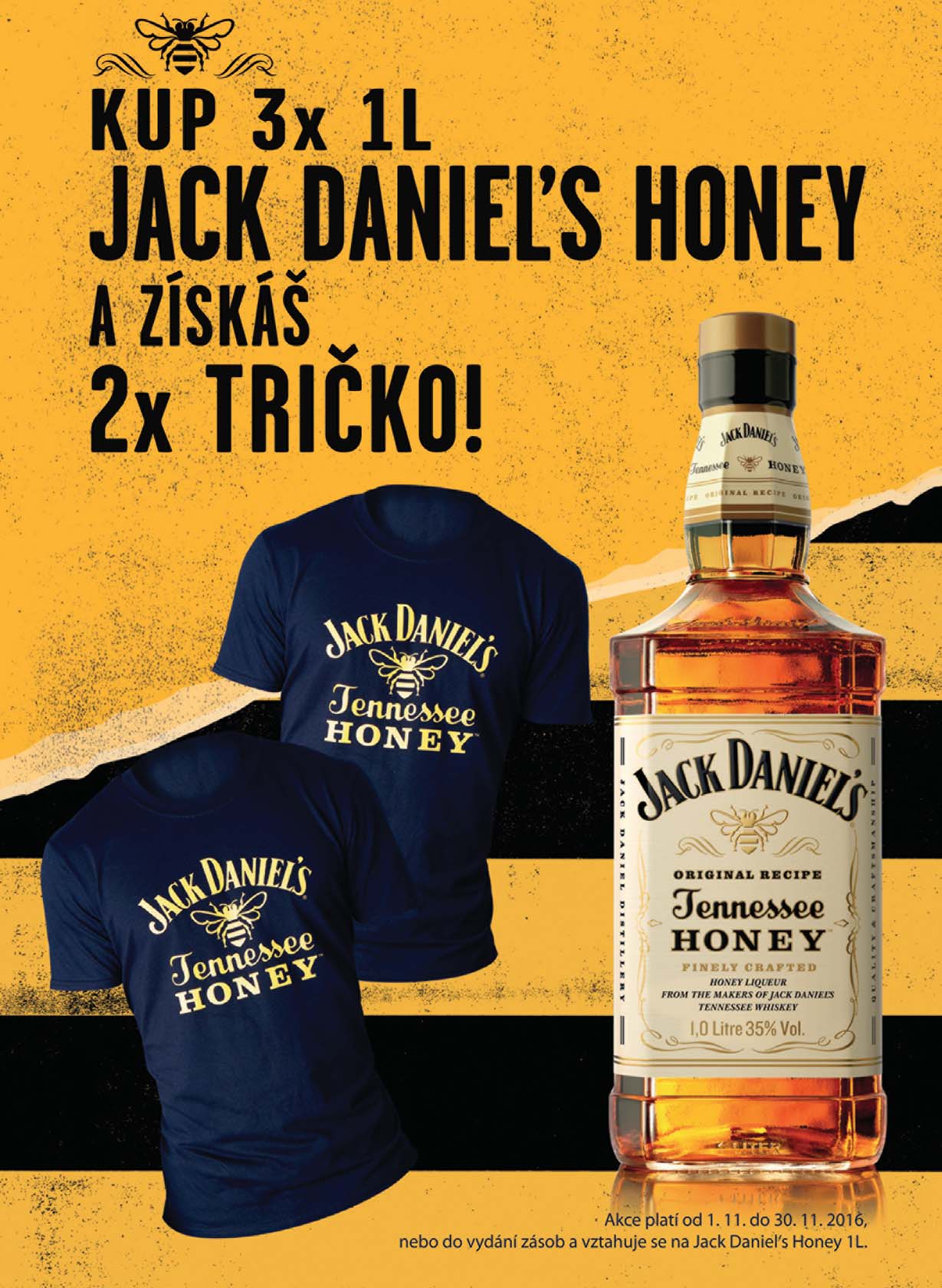 1010102 Jack Daniels Honey 35% 1L 494,90 598,83 Kč s