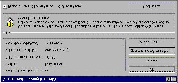 Kapitola 8: Prezentace 58 Časování Mluvený komentář 8.7 Vyzkoušet časování Časy přechodu mezi snímky můžeme nastavit zkoušením při promítání prezentace.