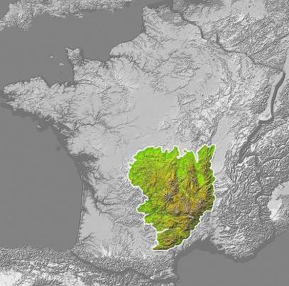 Massif Central (Francouzské středohoří)