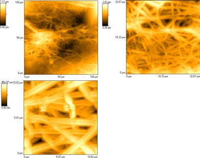 nanometrové oblasti.