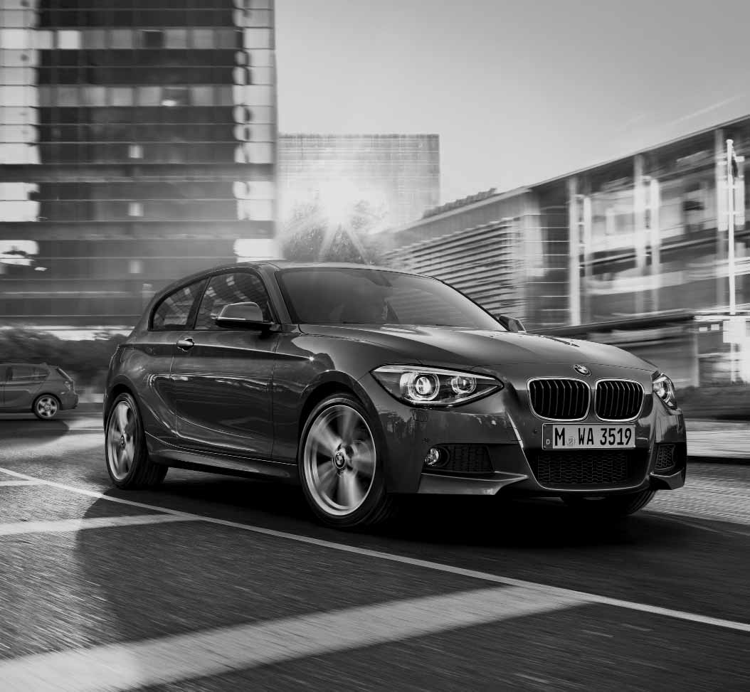 BMW řady 1 (3dveřové) Ceny a výbava Stav: Listopad 2014 Radost z jízdy BMW ŘADY 1