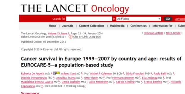 Internationally confirmed improving survival of Czech cancer patients (EUROCARE 5) Breast Prostate CRC (C18-19) CRC (C20) Melanoma Czech Republic 78,0 (77,3 78,7) 78,2 (77,1 79,2) 52,5 (51,8 53,2)