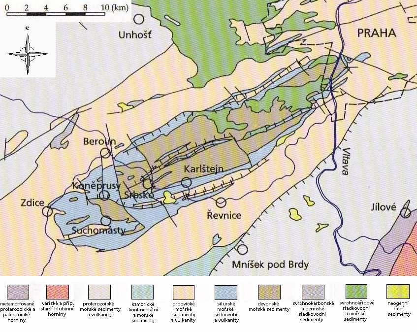 2.2. Geologická stavba a vývoj Českého krasu 2.2.1.