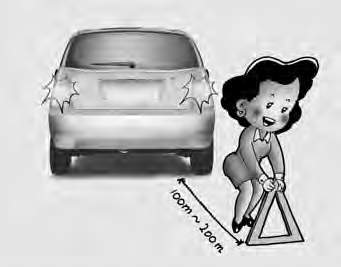 V případě nouze SAE0 Výměna pneumatiky. Parkujte na rovinné ploše a zatáhněte pevně parkovací brzdu.