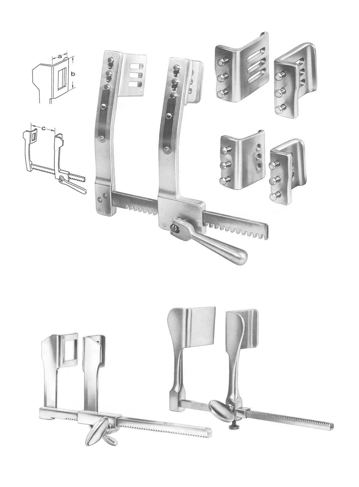 Rozvěrače H L I N Í K O V Ý 65 62 mm 47 62 mm FINOCHIETTO-BURFORD a b c 119 57 24218 47 mm 62 mm 180 mm 65 mm 62 mm 119 57 24226 47 mm 62 mm 260 mm