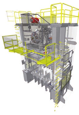 Navrhování sestav Autodesk Inventor spojuje funkční návrh se snadno použitelnými nástroji pro tvorbu sestav, takže si uživatel může být jist, že každá část návrhu sestavy je navržena správně.