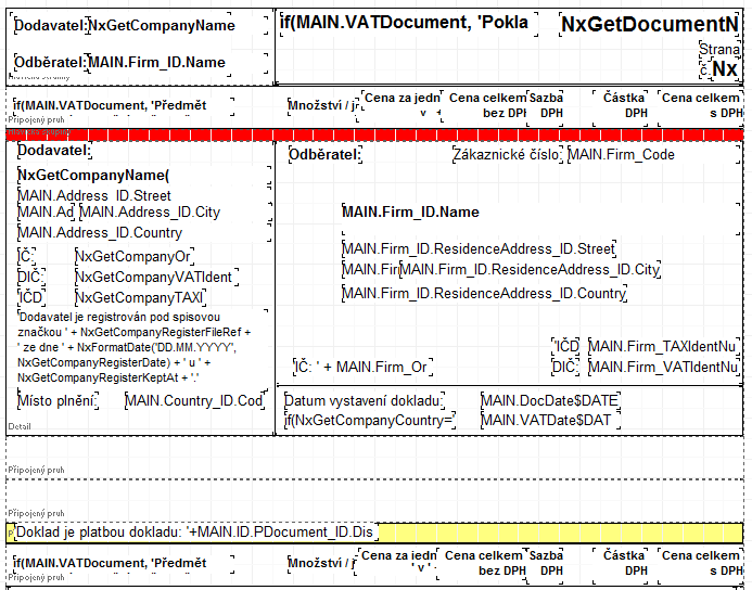 Jak již bylo zmíněno výše je potřeba vložit dva pruhy. Nyní předešlou akci zopakujte.