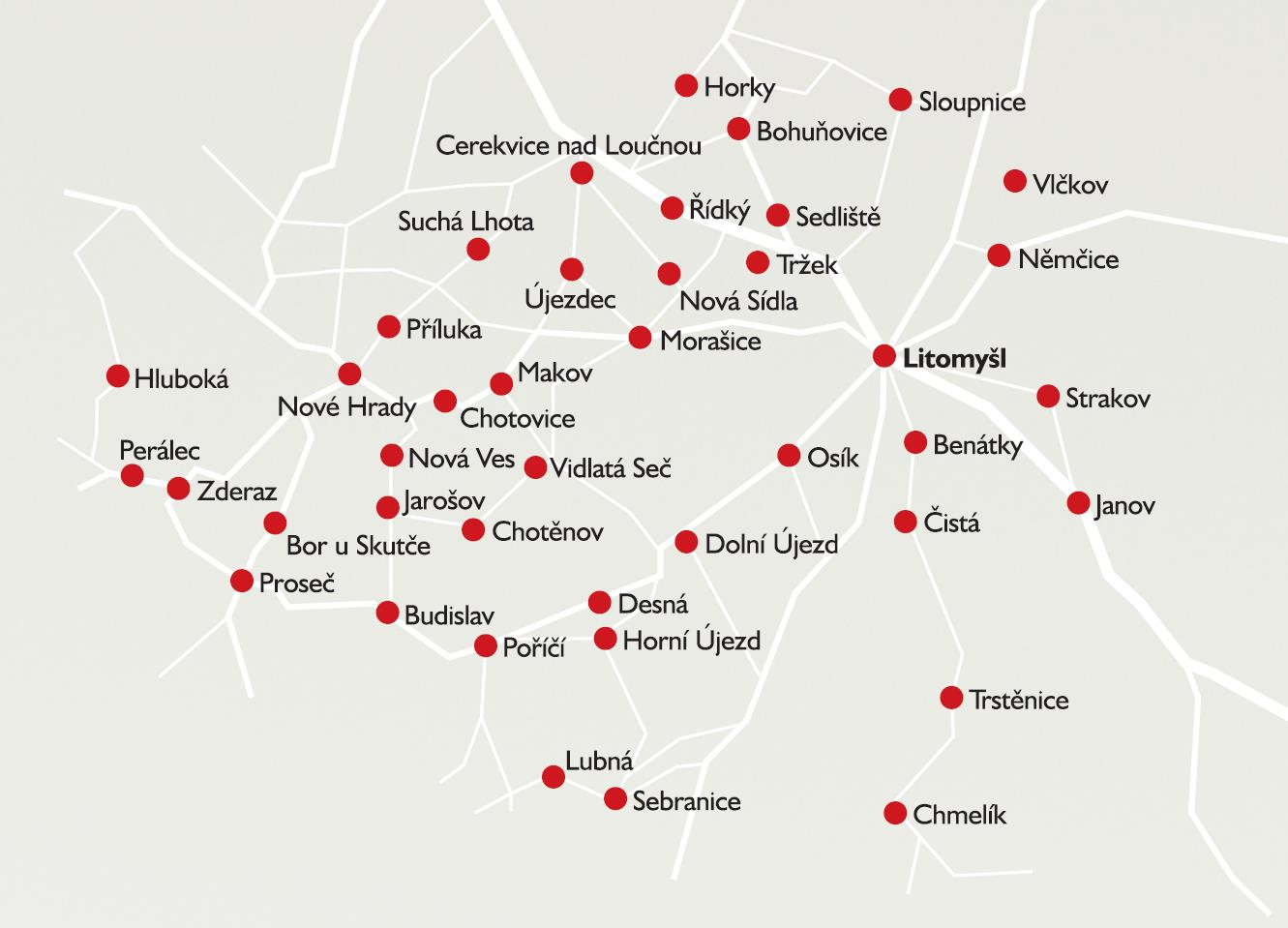 Mikroregion Litomyšlsko Založený roku 2001 Rozloha 4100 km2 30.