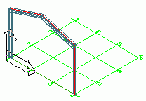 Symetrický 2 a 3 styčníkový rám Ztužidlo, 1 pole Vaznice Sloupy Příhrada Základní objekty, ze kterých jsou vytvořeny konstrukční dílce, mají přiřazené takzvané funkce, které určují jejich chování.