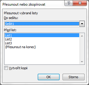 PRACOVNÍ LIST Přejmenování pracovního listu dvakrát klepneme na daný list, napíšeme nový název -> Enter Vložení listu Vložit -> List Odstranění