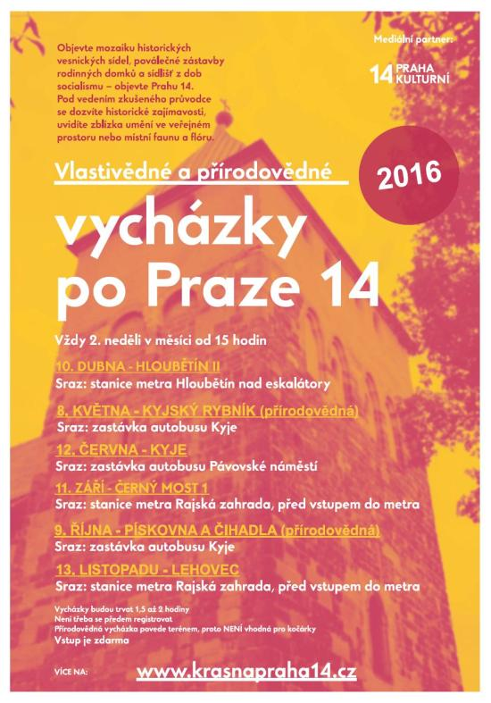 5 V rámci diskuse o plánech na nejbližší období jsme věnovali prostor Vlastivědným a přírodovědným vycházkám po Praze 14, jež jsou plánovány od dubna každou druhou neděli v měsíci.