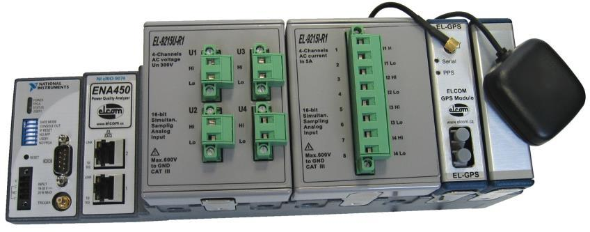 ELCOM I/O moduly pro crio ENA 4x U 300Vrms, 4x I 1/5Arms, proudové přetížení