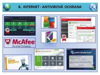 Internet Mgr. Karel Šrachta Žák pojmenuje klady i zápory práce s internetu. Žák podle PC skládá přehled internetových prohlížečů. Žák popíše možnosti ochrany před viry.