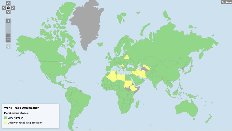 Členské státy WTO Člen WTO