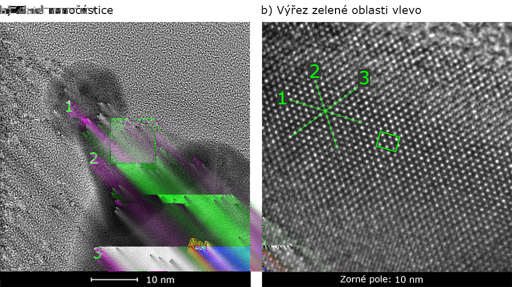3. GERMANIOVÁ NANOVLÁKNA 3.2. Koloidní zlatá nanočástice (TEM) V této práci budou analyzovány dva druhy struktur zlaté nanočástice a germaniová nanovlákna se zlatými katalytickými nanočásticemi.