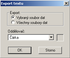 9.12 Export dat Export pomocí textových dat V této kapitole je blíže vysvětlen export dat do textového souboru EXCEL 1. Vyhodnocení prostřednictvím menu: Archiv Otevřít, nebo kliknutím na ikonu.