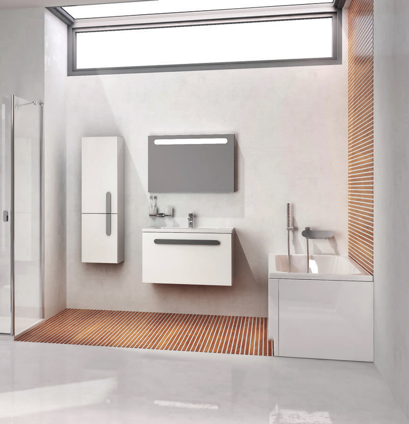 Chrome Zahrnuje vanu, vanovou zástěnu, sprchové kouty v různých provedeních, sprchové vaničky, odtokový žlab, sprchová sedátka, keramická umyvadla
