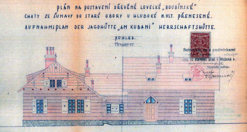 Šumava I Lovecký zámeček na Boubíně Text Ladislav Řezník Historie A SOUČASNOST LOVECKÉHO ZÁMEČKU NA BOUBÍNĚ Boubínský lesní komplex patřil až do 1.