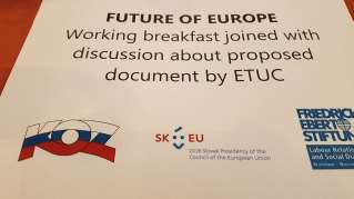 Otevřeně o pozici odborů střední Evropy k budoucnosti EU, 10. 11.