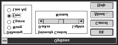 Přístup k ovladači z aplikací pro Windows Při přístupu k ovladači tiskárny z aplikace pro Windows 3.