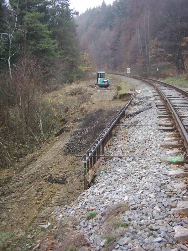 Sanace sváženin v km 7,8