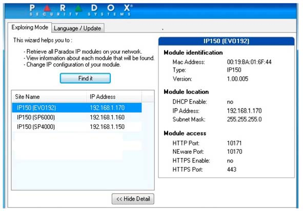 3. VZDIALENÝ PRÍSTUP Modul IP150 umožňuje ovládanie a monitorovanie zabezpečovacej ústredne cez webový prehliadač. Aby to bolo možné, treba vykonať niekoľko krokov. 3.
