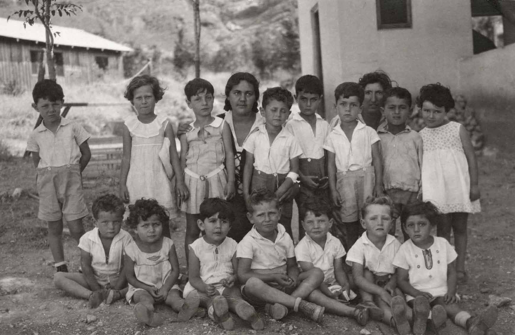 Asaf Auerbach 1921 Lenka oprivova My parents met through the Zionist movement. This photograph was taken on one farm where they and other Zionists were preparing for aliyah to Palestine.