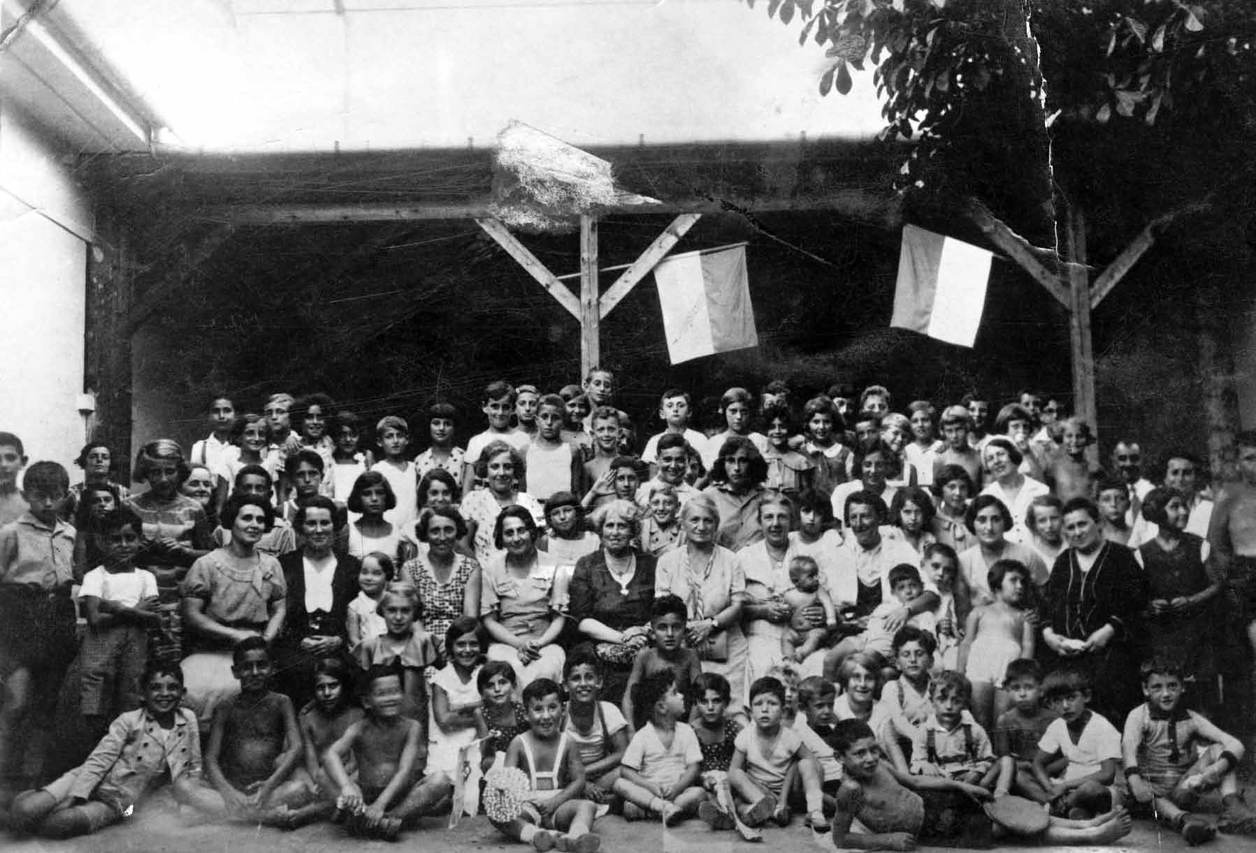 Antonie Militka Brno 1935 Barbora Pokreis This is a photo of a farewell to summer party during summer camp at the Brno Maccabi.