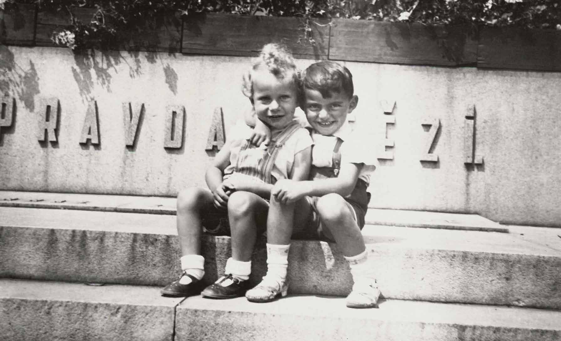 Pavel Werner Prague 1947 Dagmar Greslova This photograph was taken at the Jewish orphanage at 25 Belgicka St., where after the war they set up the Home for Jewish orphans.