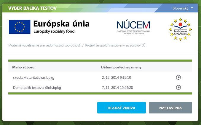 Pokyny pre IT administrátora Maturity online offline aj online forma Strana 21 / 24 1. Po štarte Offline klienta vyberte voľbu offline.