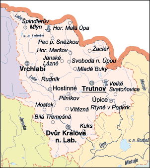 Příloha 5 Mapa Trutnovska