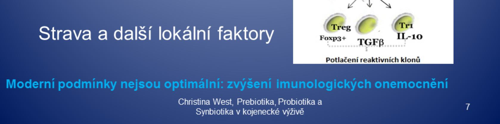 Střevní mikrobiota má zásadní význam pro rozvoj tolerance a mateřské mléko obsahuje řadu imunomodulatorních faktorů s charakterem tolerance. A také poskytuje živé bakterie.