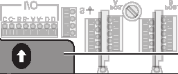 4 Elektrické připojení OPTISENS COND 1200 1 Svorky pro připojení senzoru 2 Blok svorek S (ochranná zem) 3 Blok svorek A: svorky pro senzor 4 Blok svorek B: svorky pro senzor Při objednání