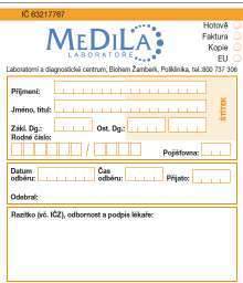 Jak mohu poskytnout informaci o výsledcích pacienta jinému lékaři?