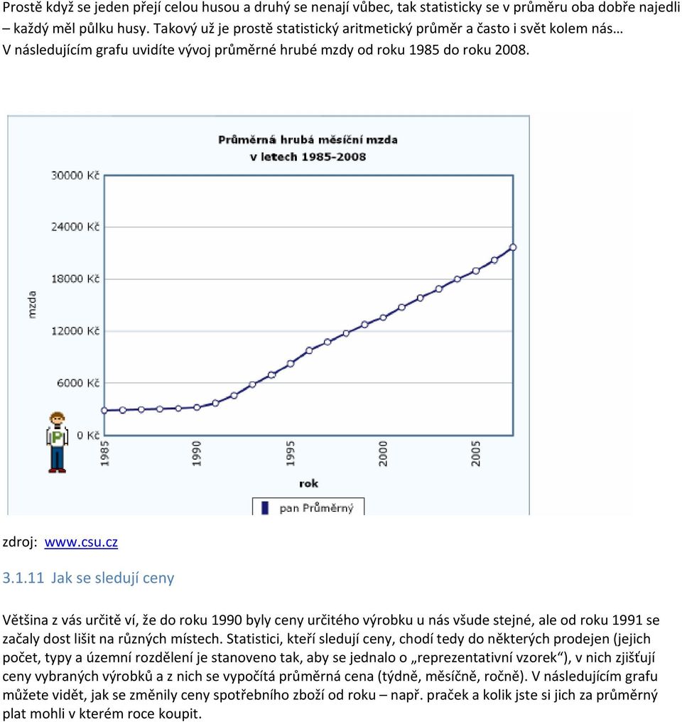 85 do roku 2008. zdroj: www.csu.cz 3.1.