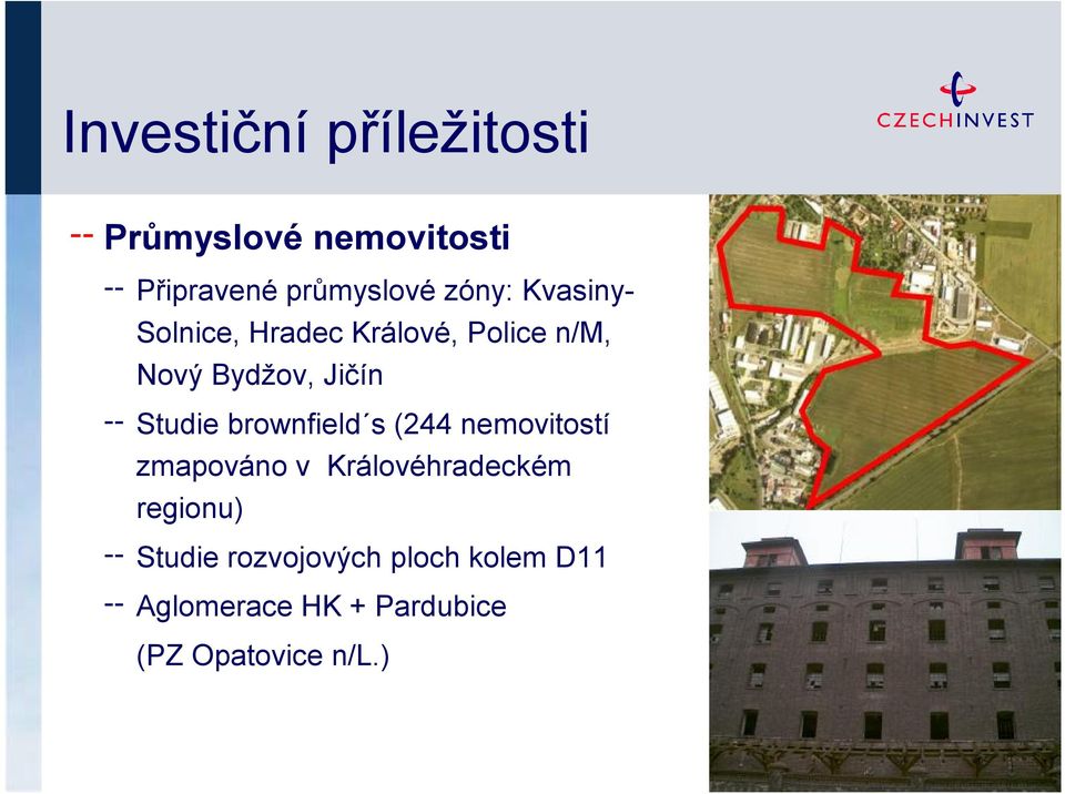 Studie brownfield s (244 nemovitostí zmapováno v Královéhradeckém