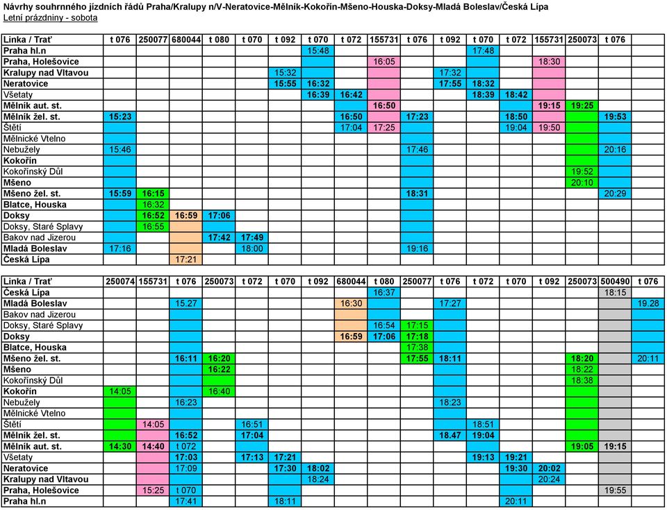 st. 15:23 16:50 17:23 18:50 19:53 Štětí 17:04 17:25 19:04 19:50 Mělnické Vtelno Nebužely 15:46 17:46 20:16 ský Důl 19:52 Mšeno 20:10 Mšeno žel. st.