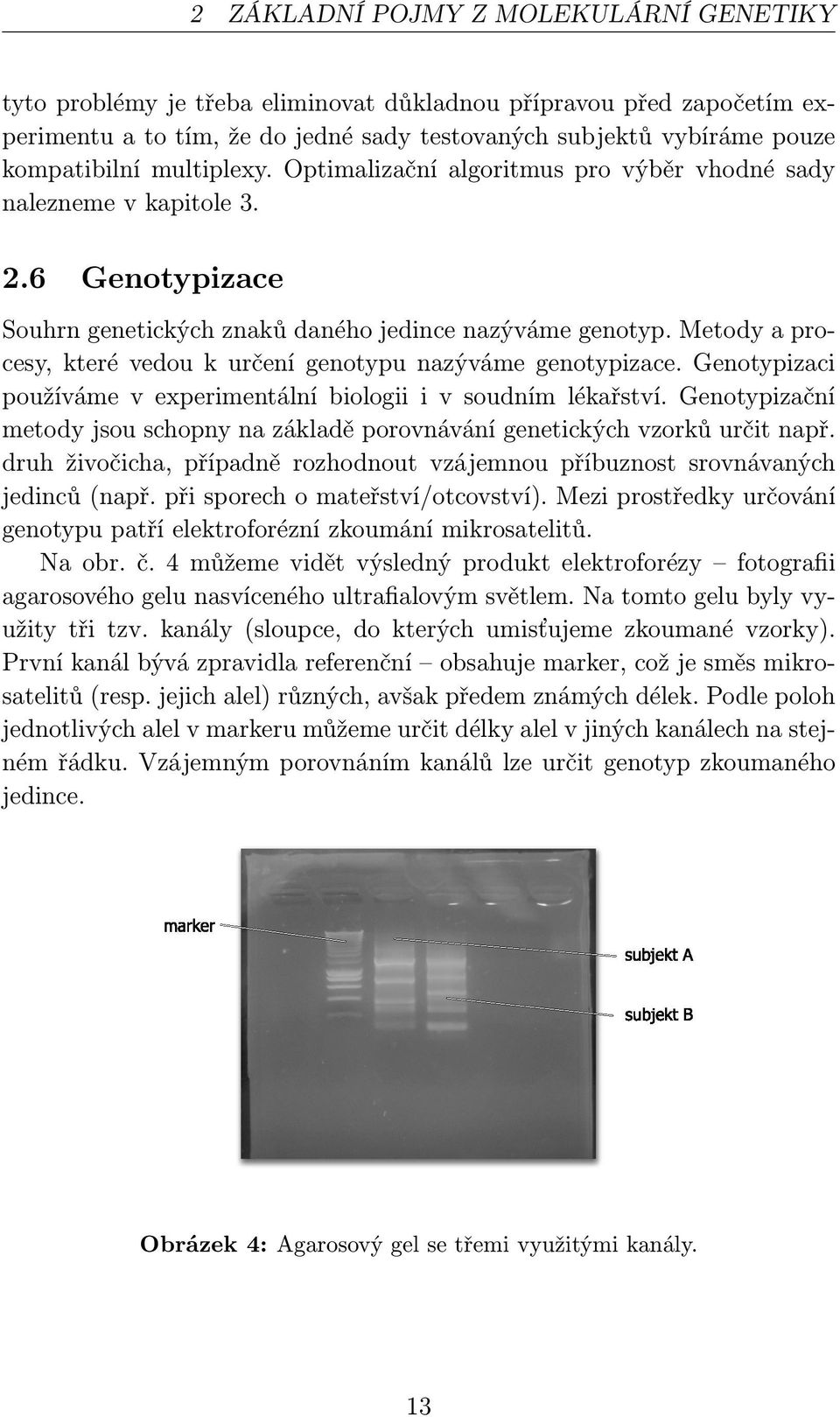 Metody a procesy, které vedou k určení genotypu nazýváme genotypizace. Genotypizaci používáme v experimentální biologii i v soudním lékařství.