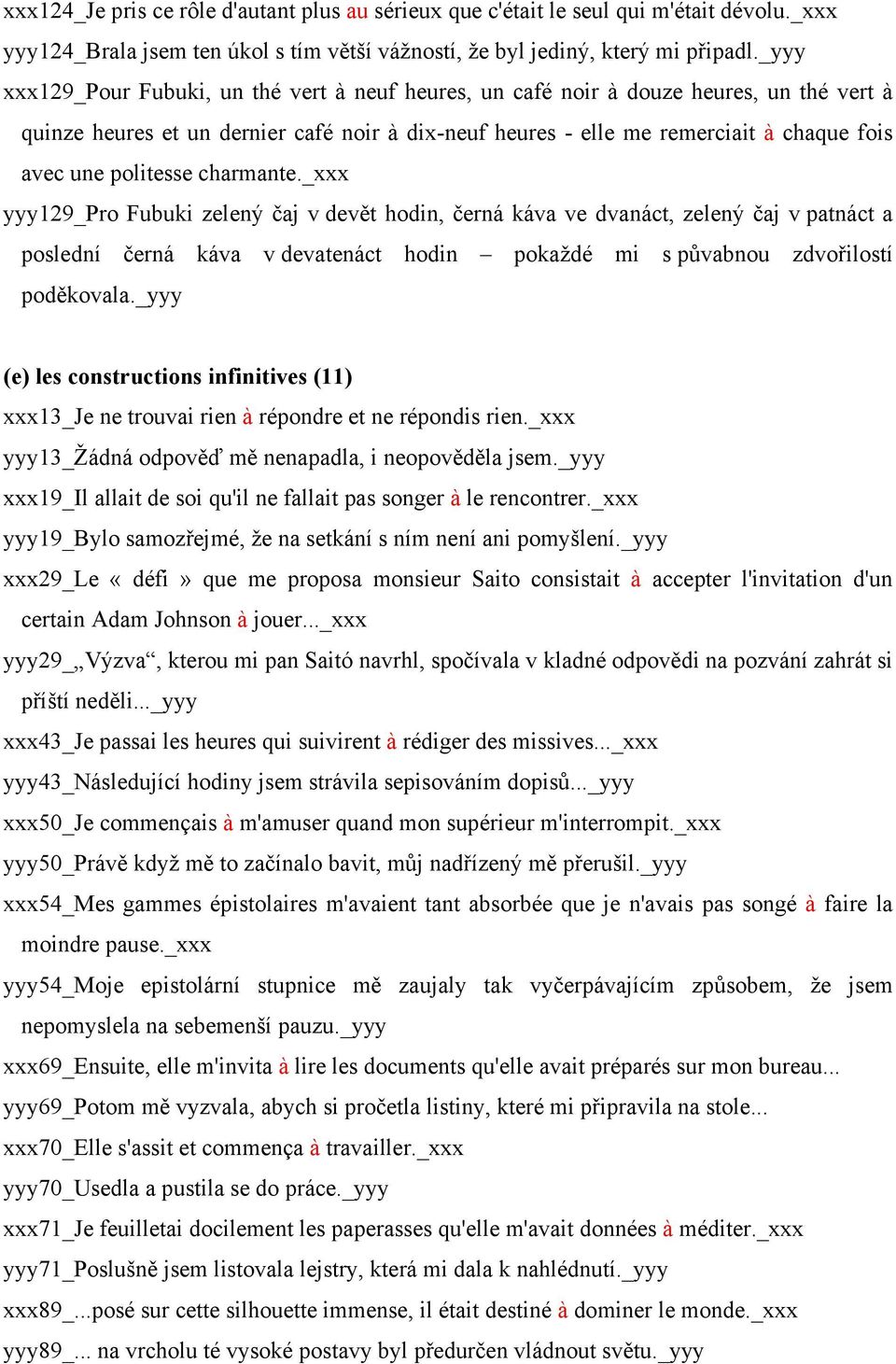 politesse charmante._xxx yyy129_pro Fubuki zelený čaj v devět hodin, černá káva ve dvanáct, zelený čaj v patnáct a poslední černá káva v devatenáct hodin pokaždé mi s půvabnou zdvořilostí poděkovala.