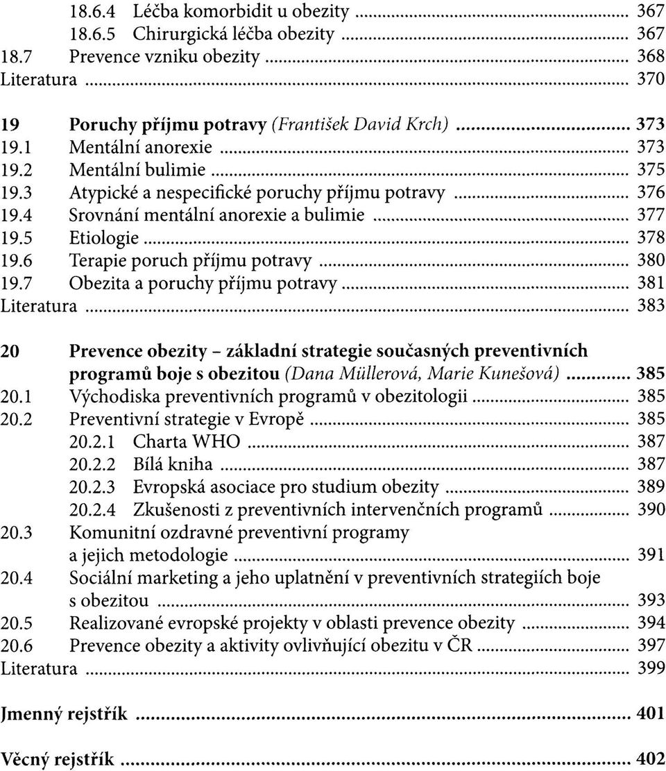 6 Terapie poruch příjmu potravy 380 19.