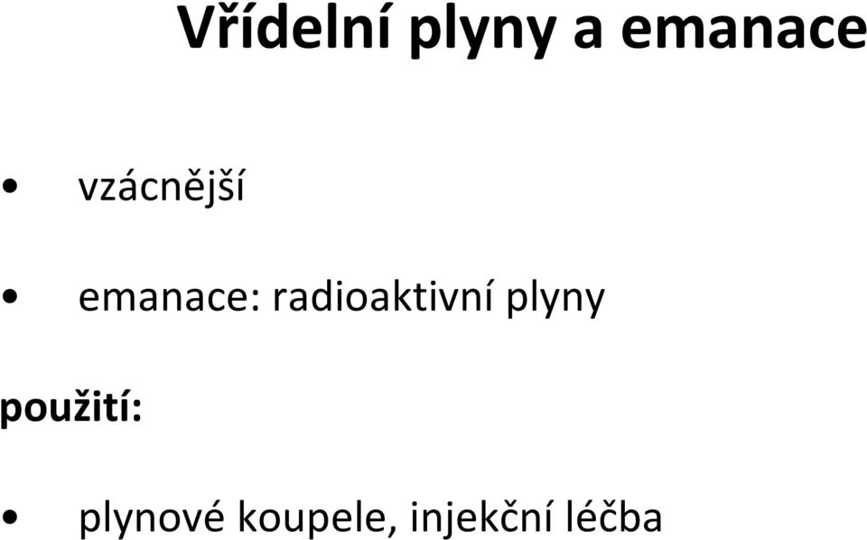 radioaktivní plyny