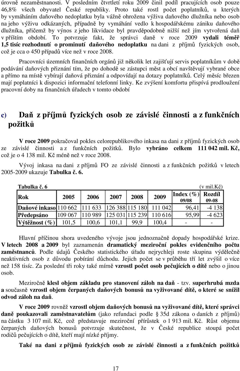 hospodářskému zániku daňového dlužníka, přičemž by výnos z jeho likvidace byl pravděpodobně nižší než jím vytvořená daň v příštím období.